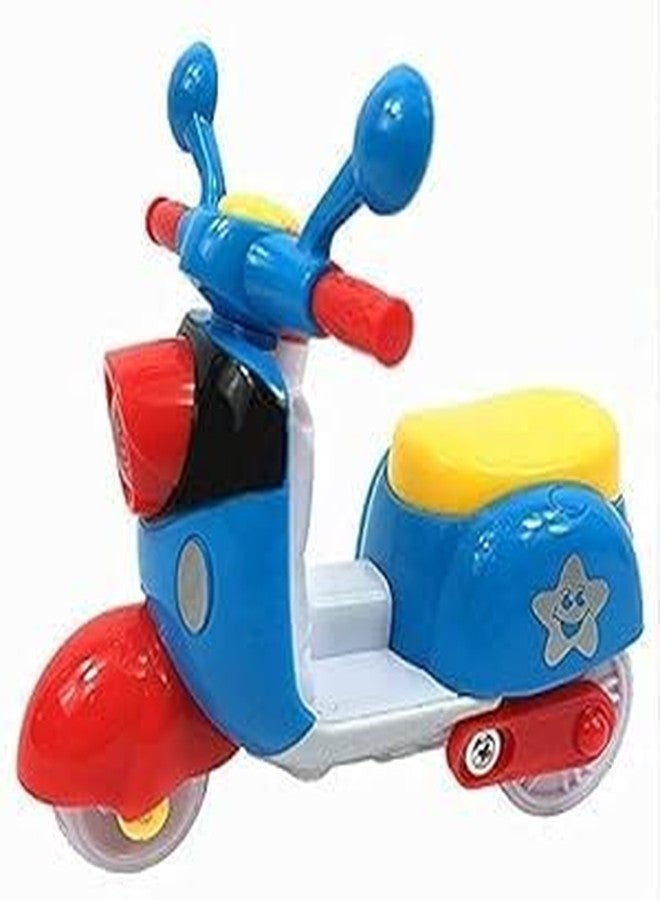 HDA GROUP Durable Friciton Mini Scooter Toys for Kids - Realistic Design Vehicle Toy for Kids 3+ Years for Indoor & Outdoor Play | Safe & Toy for Ultimate Fun(Multicolor) - Image 1